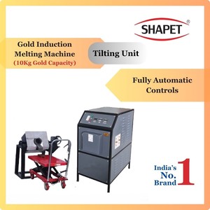Shapet 100Kg Vàng Cảm Ứng Nóng Chảy Lò Tự Động Nghiêng Hệ Thống Làm Lạnh Thiết Bị Đúc Kim Loại Máy Móc Đồ Trang Sức Các Nhà Sản Xuất - Product Image 2