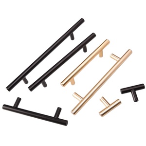 Furniture Cabinet Handles Handle New Selling Furniture Hardware Bedroom Stainless Steel Drawer Accessory Pull Cabinet Handles T Bar Furniture Handle