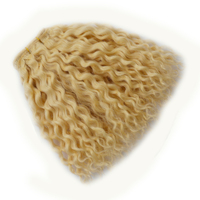 Fibre synthétique teintable, non inflammable, haute température, double trame, soyeuse, lisse et ondulée pour perruques de poupées mignonnes, BJD, Blythe