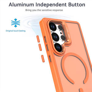 Étui de protection magnétique anti-chute pour <span class=keywords><strong>Samsung</strong></span> Galaxy S25 Edge avec support d'objectif givré pour <span class=keywords><strong>Samsung</strong></span> S26 Ultra - Product Image 2