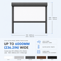 Store extérieur sans fil coupe-vent pour écoles, couloirs, terrasses et cantines
