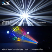 Tête mobile zoom LED 3-en-1 haute puissance 250W RGBW pour DJ et événements disco