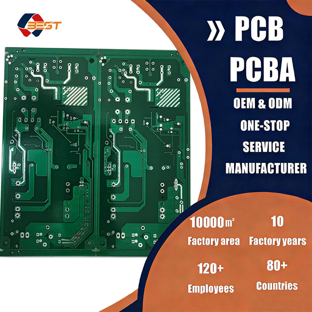 High-quality Rapid Prototyping 1-60 Layer Custom Printed Circuit Boards Multilayer PCB Manufacturing PCBA Supplier ROHS FR4 PCB