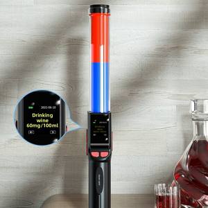 Portátil de alta precisão Digital <span class=keywords><strong>Breath</strong></span> <span class=keywords><strong>Alcohol</strong></span> <span class=keywords><strong>Tester</strong></span> com Alarme Som Três Cores Indicadores LED Função de Memória - Product Image 6