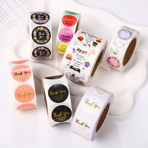 Pegatinas <span class=keywords><strong>de</strong></span> vinilo personalizadas gracias, pegatinas impermeables <span class=keywords><strong>de</strong></span> rollo <span class=keywords><strong>de</strong></span> papel Kraft, <span class=keywords><strong>etiqueta</strong></span> con logotipo <span class=keywords><strong>de</strong></span> Color, pegatinas <span class=keywords><strong>de</strong></span> <span class=keywords><strong>agradecimiento</strong></span> - Product Image 2