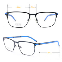 Nuevo Modelo 2025, Armazón de Lentes Deportivo Ligero de Acero Inoxidable con Patillas de Goma, Lentes Ópticas Coloridas Unisex