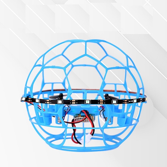DWI DOWELLIN 2024 Upgraded Drone Soccer Remote Control Flying Quadcopter Drone Interactive Football Drone