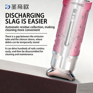 Noise Reduction Pneumatic Nail Gun Lightweight Shooting Gun Nails For Concrete Ceiling And Brad Nailing - Product Image 4