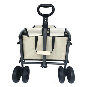 Chariot <span class=keywords><strong>de</strong></span> transport pliable, chariot <span class=keywords><strong>de</strong></span> <span class=keywords><strong>jardin</strong></span>, chariot utilitaire à 4 roues, accessoire <span class=keywords><strong>de</strong></span> Camping - Product Image 1