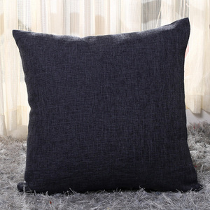 2023 mobili federa in <span class=keywords><strong>lino</strong></span> tinta unita 45*45CM fodera per cuscino personalizzata <span class=keywords><strong>di</strong></span> alta qualità - Product Image 2