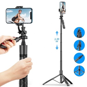 Hot Bán <span class=keywords><strong>360</strong></span> Xoay Ảnh Tự Sướng Thanh <span class=keywords><strong>Tripod</strong></span> Đứng Với 1/4 Vít Cho Điện Thoại Di Động Điện Thoại Và Máy Ảnh - Product Image 3