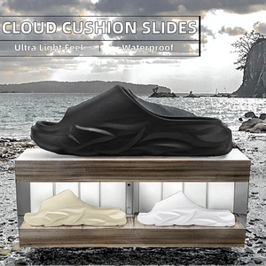 Sandales personnalisées respirantes et légères à coussinets, effet nuage, pour l'hiver et l'extérieur, en EVA antidérapant - Product Image 2