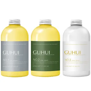 Hot Selling Guhui Permanente Rebonding Perming Lotion Haar Rechttrekken Crème Voor Professionele Salon