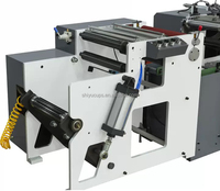Feuille chaude rouleau à rouleau estampage et découpe Machine impression emballage plat lit étiquette papier Logo autocollants rainage Machine
