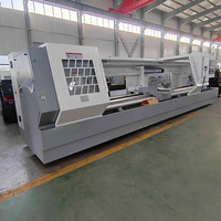 Tour à lit plat CNC CK6150 avec certificat CE, tours CNC à lit plat robustes et à changement d'outil automatique