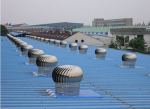 Ventilateur d'extraction non motorisé en acier inoxydable 300mm 500mm 800mm résistant aux typhons et à la corrosion pour poulaillers - Product Image 3