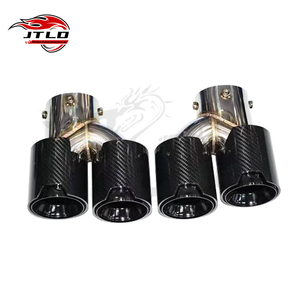 Tubos de Escape Cuádruples de Acero Inoxidable para <span class=keywords><strong>BMW</strong></span> M Style G2X M340 <span class=keywords><strong>M440</strong></span> G4X M240, Puntas de Escape y Silenciador, Aspecto de Fibra de Carbono - Product Image 2