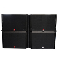 Haut-parleur professionnel double 15 pouces son haut-parleur DJ ensemble système de haut-parleurs avec amplificateurs scène/fête/Concert Line Array