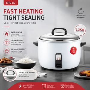 Olla <span class=keywords><strong>Arrocera</strong></span> <span class=keywords><strong>Eléctrica</strong></span> de Alta Calidad para Restaurante Comercial, Estilo Moderno y Sencillo, 8L, 10L, 13L, 23L, 38L, en Venta - Product Image 4