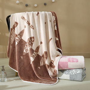 Asciugamano da Bagno in Morbido Pile Corallo con Motivo Pesci 'Amo <span class=keywords><strong>il</strong></span> <span class=keywords><strong>Mare</strong></span>', Altamente Assorbente, Extra Large, Lussuoso in Microfibra - Product Image 3