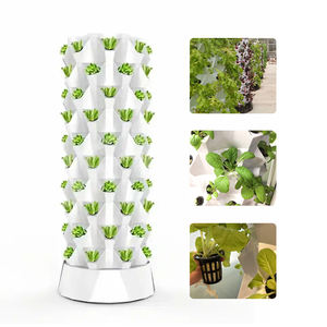 Petit système hydroponique NFT pour la <span class=keywords><strong>maison</strong></span> et le jardin, systèmes de culture hydroponique en laine de roche, système de plantation hydroponique en colonne - Product Image 2