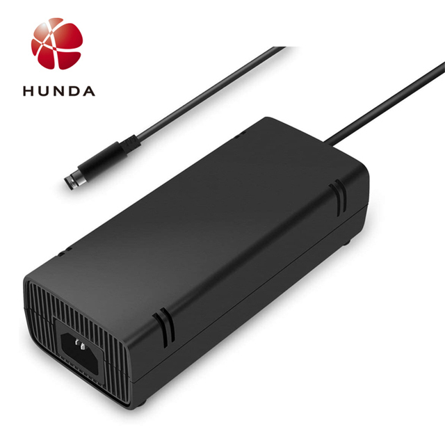 12V 9.6A Power Supply for Xbox One, xbox 360 E Power Adapter AC Cord Replacement Power Brick 100-240V Compatible With Xbox One