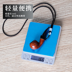 Mini Pipe Bent Type 3mm Filter Portable Smoking Accessory For Men Personal Gift - Product Image 1
