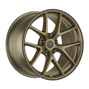 Jantes en alliage d'aluminium forgé sur mesure 16-23 pouces 5x120 5x130, deux pièces, 20 mm ET, finition argent, design 5 branches en Y pour <span class=keywords><strong>BMW</strong></span> <span class=keywords><strong>3</strong></span>, 5, Audi A6, A7 - Product Image 4