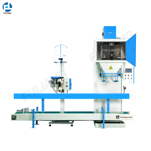 เครื่องบรรจุภัณฑ์กึ่งอัตโนมัติ ขนาด 5 กก. ถึง 50 กก. สำหรับบรรจุอาหารเม็ด อาหารแผ่น เปลือกวอลนัท โซดาอ่อน ข้าว พร้อมติดฉลากและติดกาว - Product Image 3