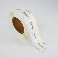 Étiquettes carrées blanches personnalisées imprimées à l'or, autocollantes en PVC imperméables pour diffuseurs de parfum, bougies d'aromathérapie et bouteilles
