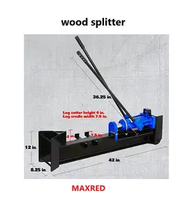2023 Inverno fornece 12Ton armazenamento Log splitter 20 polegadas manual madeira divisão máquina com CE