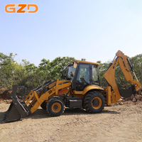 Chargeuse-pelleteuse GZD OEM ODM 8200 kg, logo et couleur personnalisés, moteur Cummins 74 kW, godet de 1,0 m³, profondeur de fouille de 3967 mm, excavatrice
