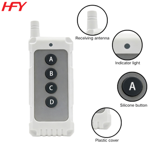 Télécommande sans fil universelle avec technologie d'apprentissage de code, 4 boutons, portée de 100 m pour grue et porte de garage - Product Image 3