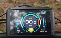 20*4.0 pouces 60V 72V 2000W 2500W 3000W 4000W 5000W Fat Ebike Kit Kit de conversion électrique avec batterie triangle au lithium 70V 30AH