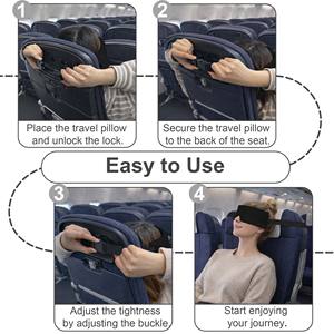 Masque de sommeil lesté personnalisé, doux, bloquant la lumière, pour le voyage, avec sangle réglable - Product Image 4