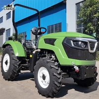 Tracteur agricole LAWNIO à quatre roues motrices, conforme aux normes internationales, stable en exploitation sur terrain, pour travaux agricoles