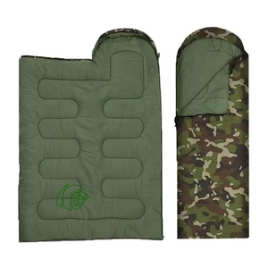 Saco <span class=keywords><strong>de</strong></span> <span class=keywords><strong>Dormir</strong></span> Tipo Sobre con Camuflaje, Impermeable, Relleno <span class=keywords><strong>de</strong></span> Algodón Hueco, para Campamento y Senderismo al Aire Libre, Fabricante OEM ODM con Logotipo Personalizado - Product Image 6