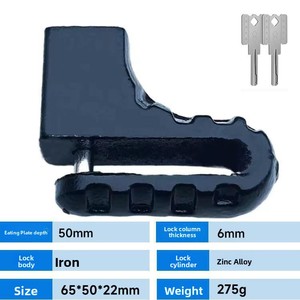 Antivol Keyma pour moto/vélo/véhicule électrique, verrou de frein à disque entièrement en alliage, mini, portable, étanche, anti-effraction, garantie 1 an - Product Image 6