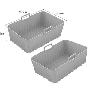 Macetas con revestimiento de silicona de 8,3 pulgadas y bastidores de acero inoxidable con otros accesorios para macetas dobles <span class=keywords><strong>Ninja</strong></span> DZ401 Foodi 10QT - Product Image 6
