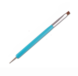Pinceau à double tête pour nail art, manche métallique, stylo à points pour photothérapie, pinceau aiguille pour la peinture au gel et le design - Product Image 6