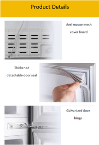 Household 206L Three Door Small Refrigerator for Refrigeration, Freezing, and Soft Bottom <b>Freezer</b> Fridges - Product Image 6