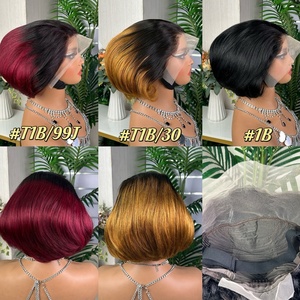 13*4 LACE Short <b>Pixie</b> <b>Wig</b> High Density Super Double Drawn Quality Wholesaler Bundles <b>Wigs</b> - Product Image 5