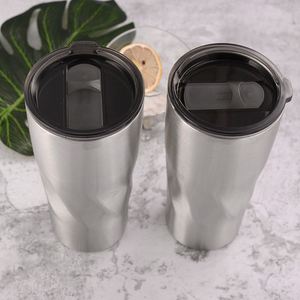 Gobelet isotherme en acier inoxydable à double paroi avec logo personnalisé, 30 oz et 20 oz, pour bière, café, voyage, avec couvercle - Product Image 2