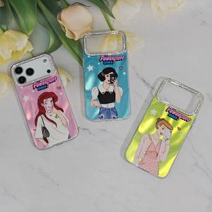 Étui de téléphone portable pour filles pour X XS 11 12 13 14 15 16 17 Pro Max Étuis de téléphone antichoc tendance pour Samsung S26/S25 A13 A23 A32 - Product Image 6