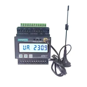 Monitor de alimentación de CA, medidor de potencia trifásico, medidor de energía trifásico inalámbrico de carril DIN para inversor con externa
