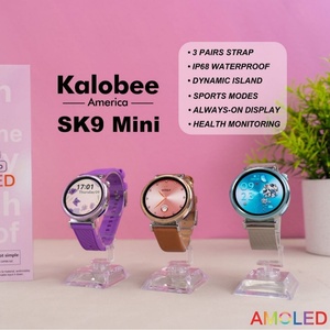 นาฬิกาสมาร์ทวอทช์ผู้หญิงรุ่นใหม่ SK9 <span class=keywords><strong>Mini</strong></span> หน้าจอสัมผัส AMOLED ขนาด 1.32 นิ้ว สายซิลิโคนแม่เหล็ก รองรับการโทร ตรวจสอบการนอนหลับ วัดค่าออกซิเจนในเลือด - Product Image 4