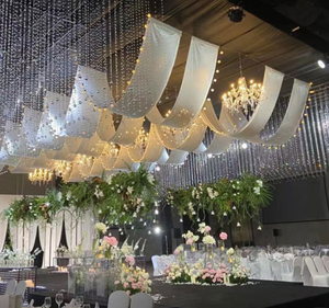 <span class=keywords><strong>Tela</strong></span> Elástica <span class=keywords><strong>para</strong></span> Decoración de <span class=keywords><strong>Techos</strong></span> <span class=keywords><strong>para</strong></span> Salones de Boda y Hoteles, <span class=keywords><strong>Tela</strong></span> Decorativa <span class=keywords><strong>para</strong></span> <span class=keywords><strong>Techos</strong></span> de Boda - Product Image 4