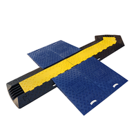 Rampa de manguera de 5 canales Kit de protector de cable resistente con rampa para silla de ruedas