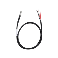 Sonde de température numérique étanche RPD, précision 0,5°C, plage -55~+125°C, câble blindé 3 conducteurs en acier inoxydable