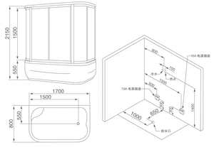 <span class=keywords><strong>Baignoire</strong></span> complète pour salle de <span class=keywords><strong>douche</strong></span> à vapeur Offre Spéciale cabine de <span class=keywords><strong>douche</strong></span> à vapeur <span class=keywords><strong>italienne</strong></span> <span class=keywords><strong>douche</strong></span> à vapeur combo bain à remous - Product Image 5